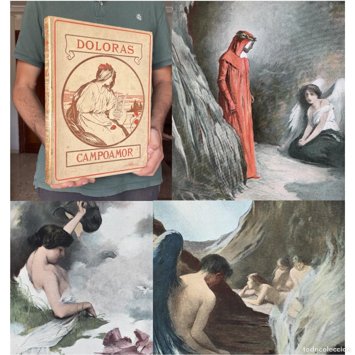 Libros antiguos: A&ntilde;o 1903 - Doloras - Ram&oacute;n de Campoamor - Poes&iacute;a - Pi&ntilde;era - Navia - Asturias