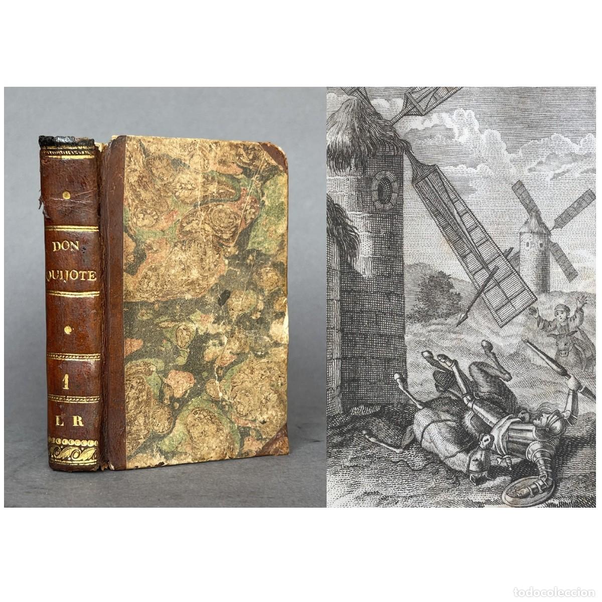 Libros antiguos: A&ntilde;o 1832 - El ingenioso hidalgo Don Quijote de la Mancha - Miguel de Cervantes Saavedra