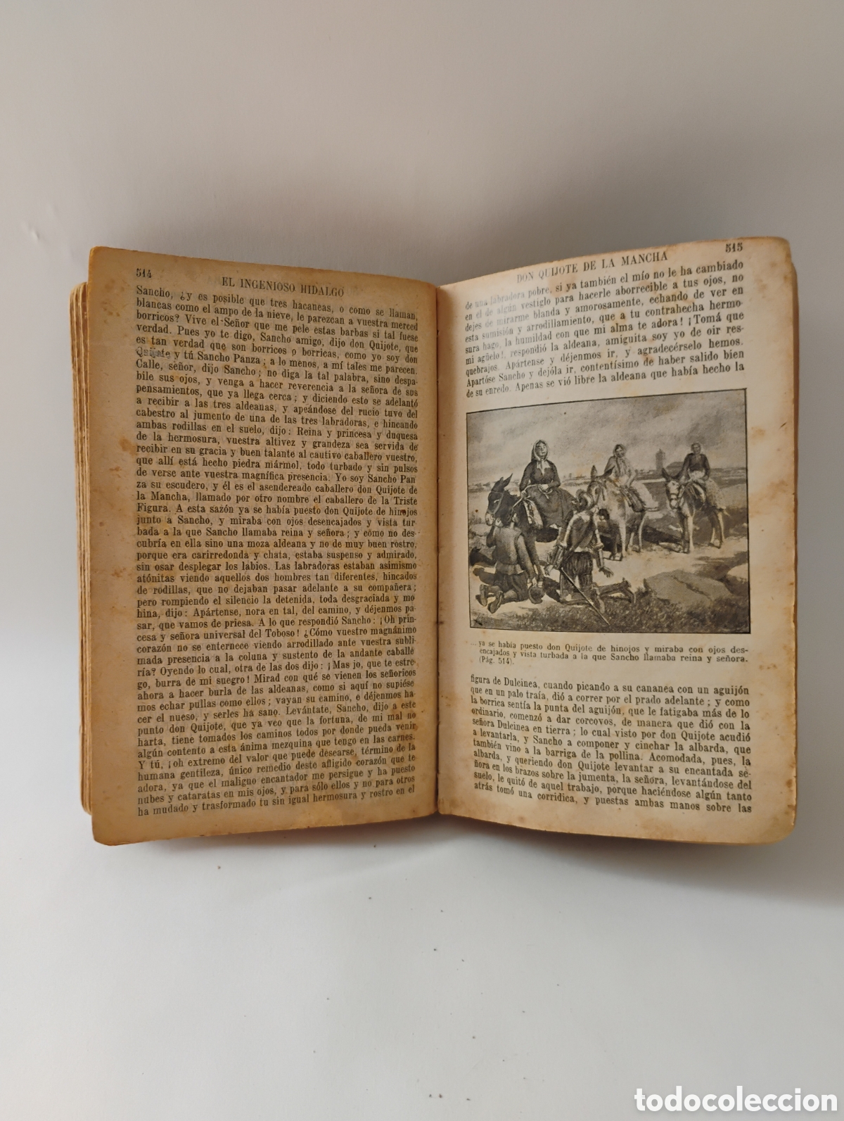 Libros antiguos: Libro El ingenioso hidalgo Don Quijote de la Mancha - Foto 3