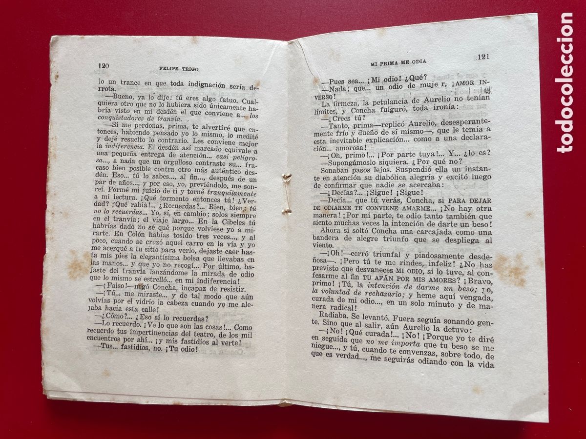 Libros antiguos: Felipe trigo. Las posadas del amor. Cuarta edici&oacute;n. 1920. Renacimiento. - Foto 5
