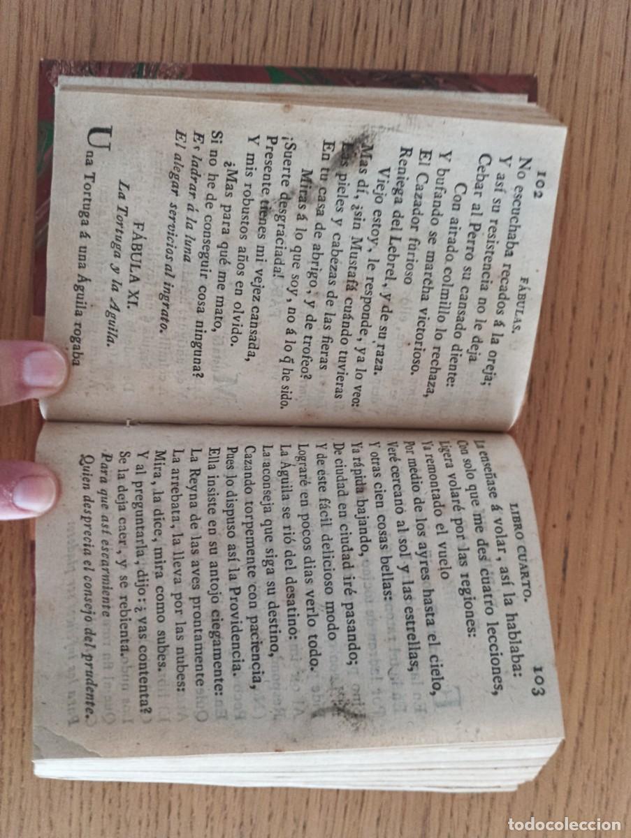 Libros antiguos: Libro F&aacute;bulas de Samaniego de 1781 Primera edici&oacute;n