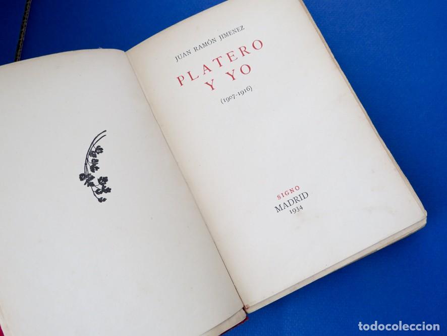 Libros antiguos: PLATERO Y YO (ELEG&Iacute;A ANDALUZA). JUAN RAM&Oacute;N JIM&Eacute;NEZ. 1934. SIGNO MADRID