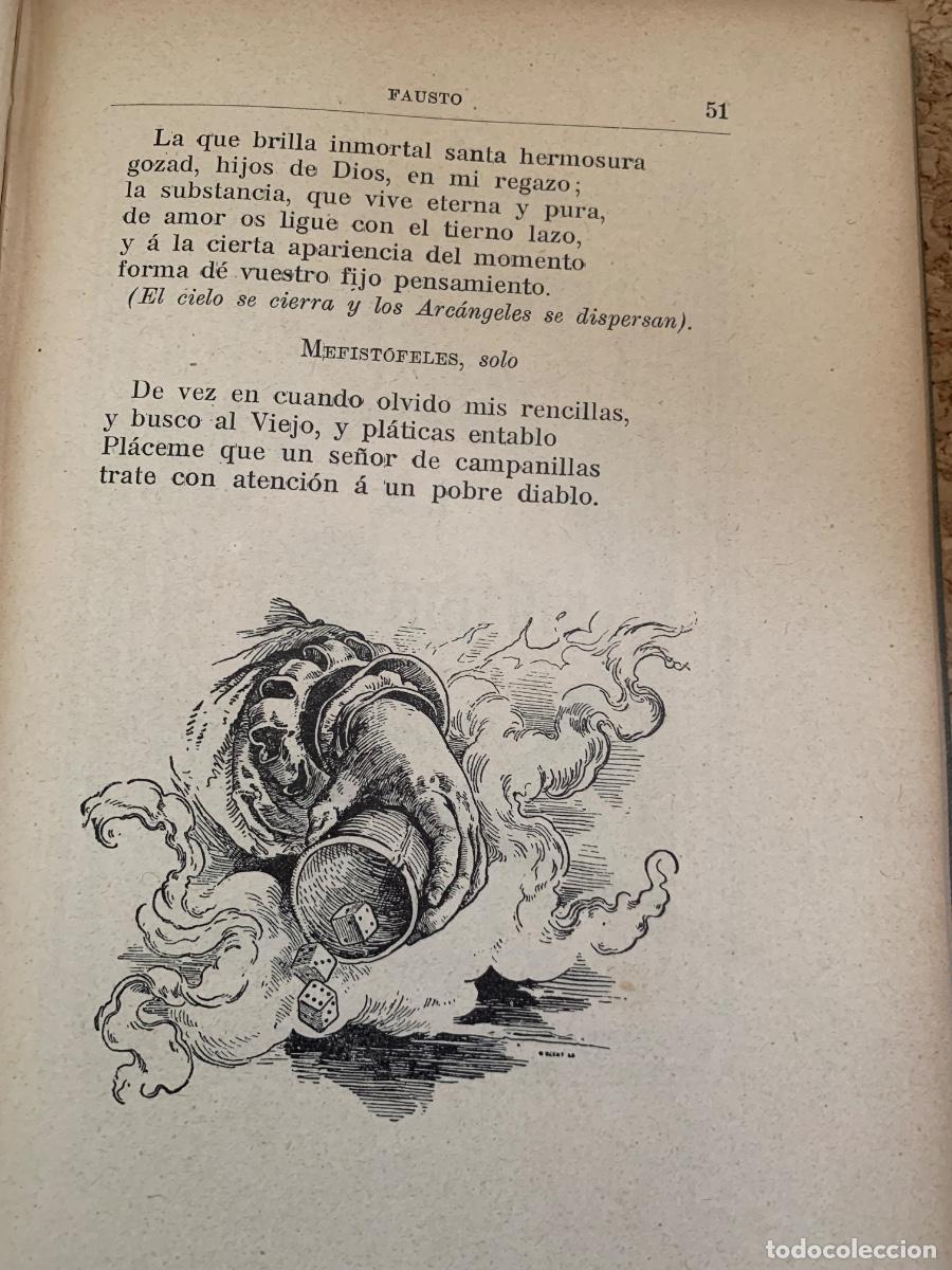 Libros antiguos: Fausto de Juan Wolfango Goethe (Bols 49) - Foto 3