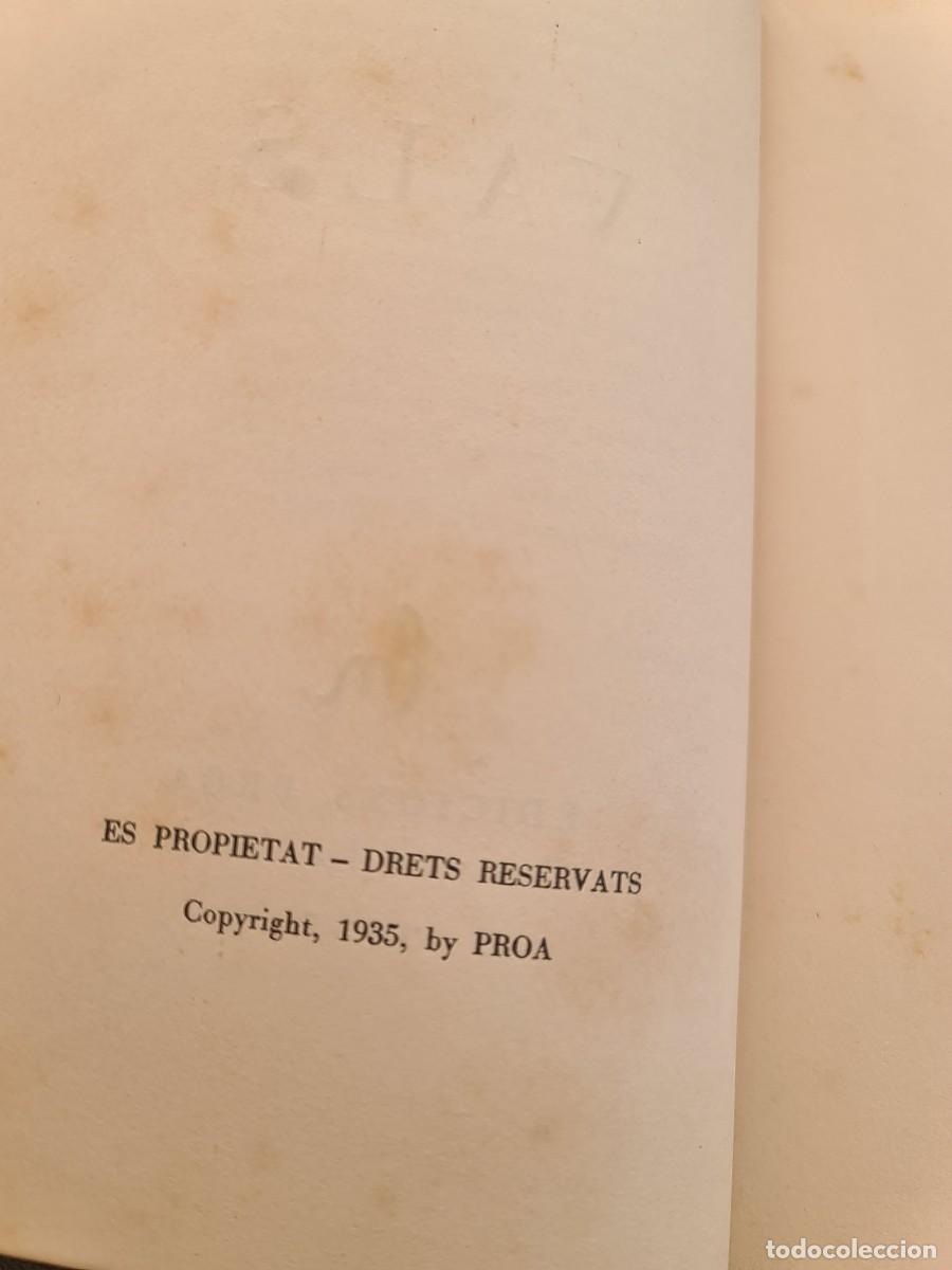 Libros antiguos: Vals, 1935. Francesc Trabal. Ediciones La Mirada. Proa. Barcelona. Ejemplar D. - Foto 5