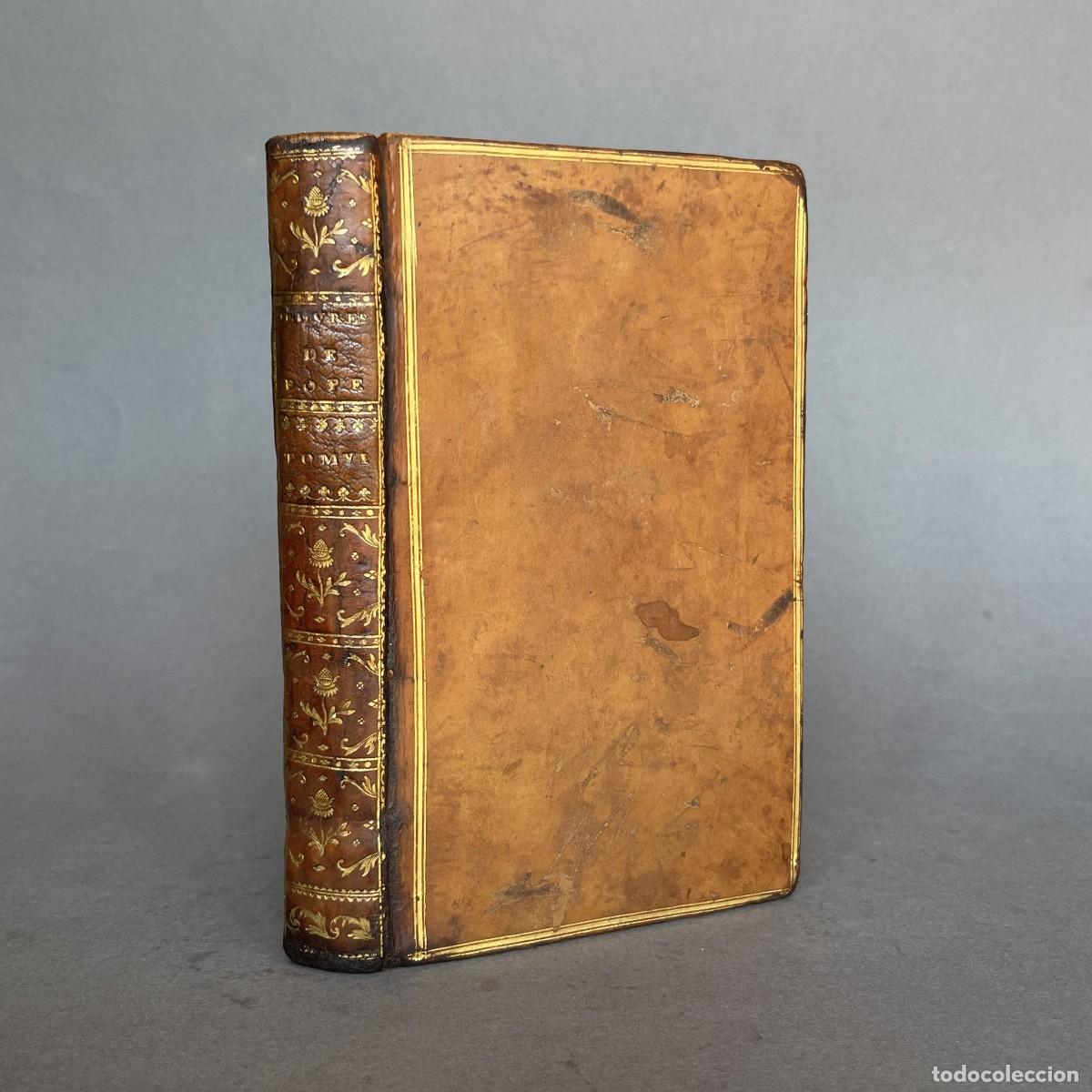 Libros antiguos: A&ntilde;o 1767 - Oeuvres diverses - Alexander Pope - Literatura inglesa - Plena Piel