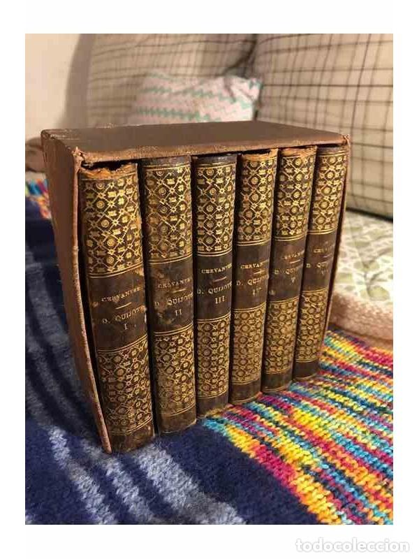 Libros antiguos: Vida y Hechos del Ingenioso Hidalgo/caballero Don Quixote de La Mancha - Ano: 1808 Idioma: Espanhol