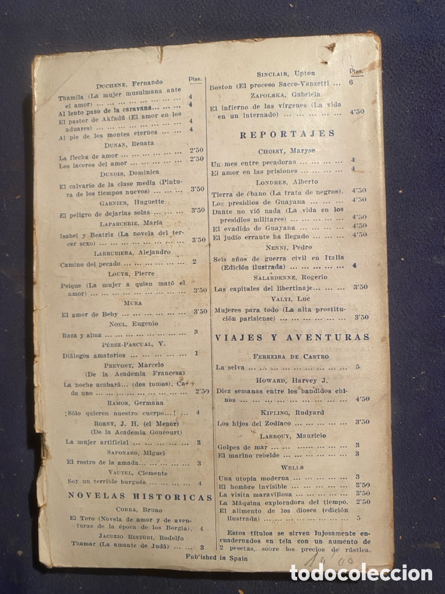 Libros antiguos: PITIGRILLI: - MAM&Iacute;FEROS DE LUJO - (EDITORIAL BAUZA, 1927) - Foto 5