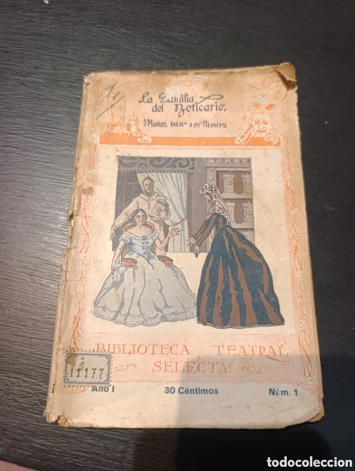 Libros antiguos: La Familia del Boticario. Manuel Bret&oacute;n de los Herreros