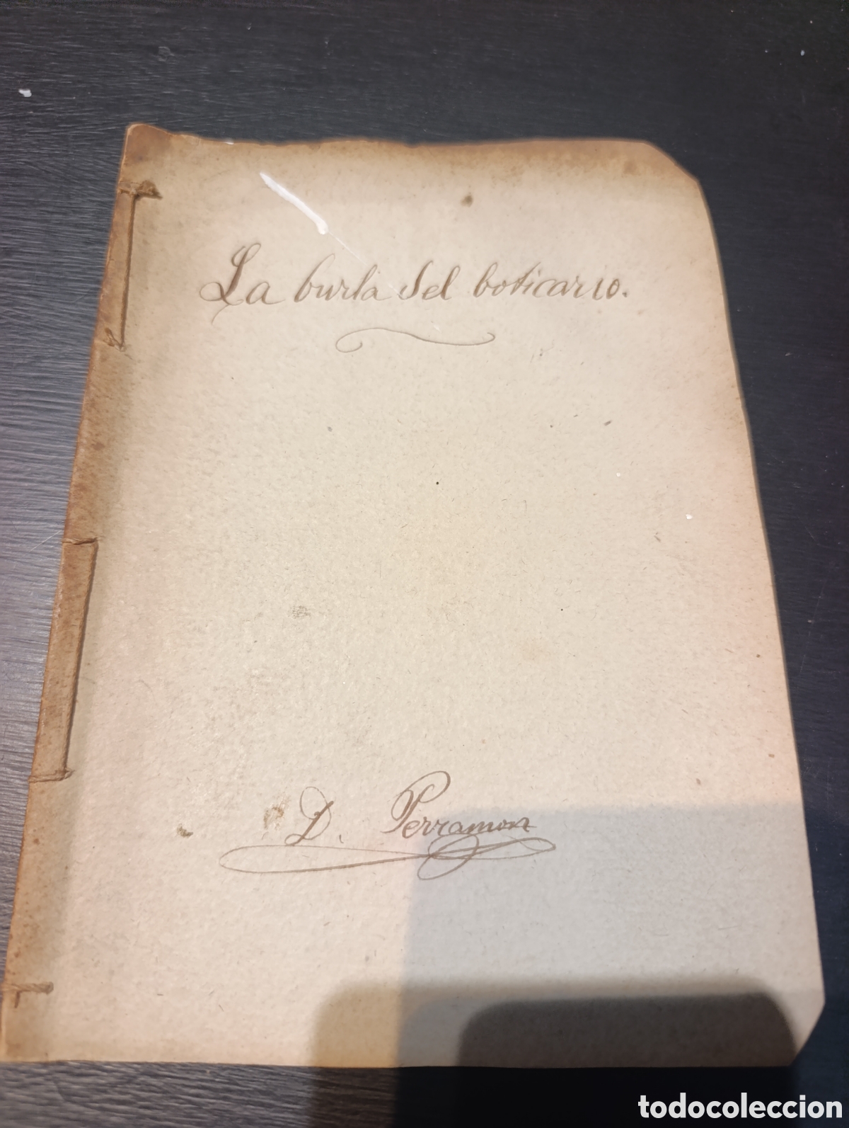Libros antiguos: La Burla del Boticario. Sainete 1838