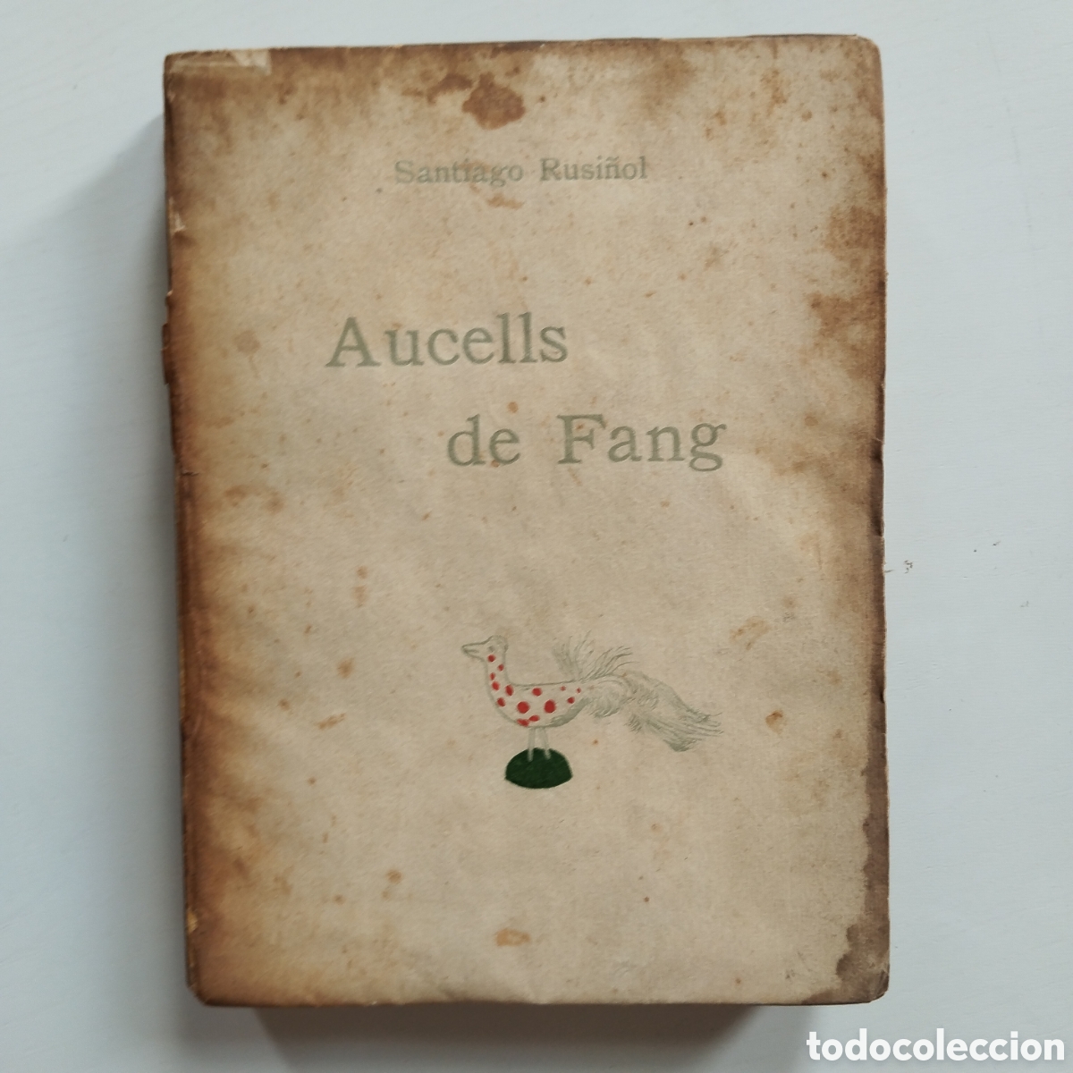 Libros antiguos: PAPER DE FIL SANTIAGO RUSI&Ntilde;OL AUCELLS DE FANG TIPOGRAFIA L'AVEN&Ccedil; 1905