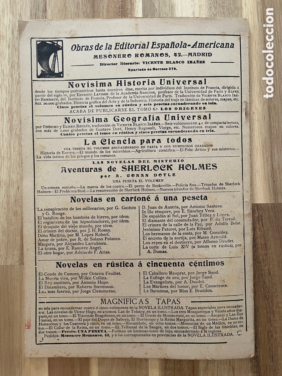 Libros antiguos: Romancero del Cid. La novela ilustrada. N&uacute;mero 254. - Foto 5