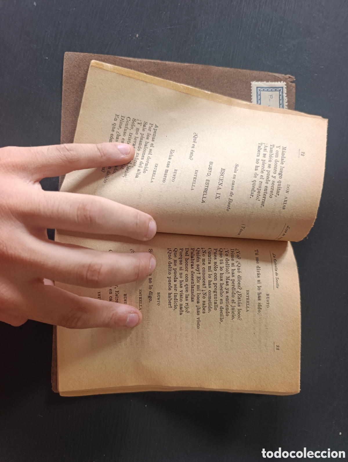 Libros antiguos: La estrella de Sevilla. Lope de Vega. - Foto 2