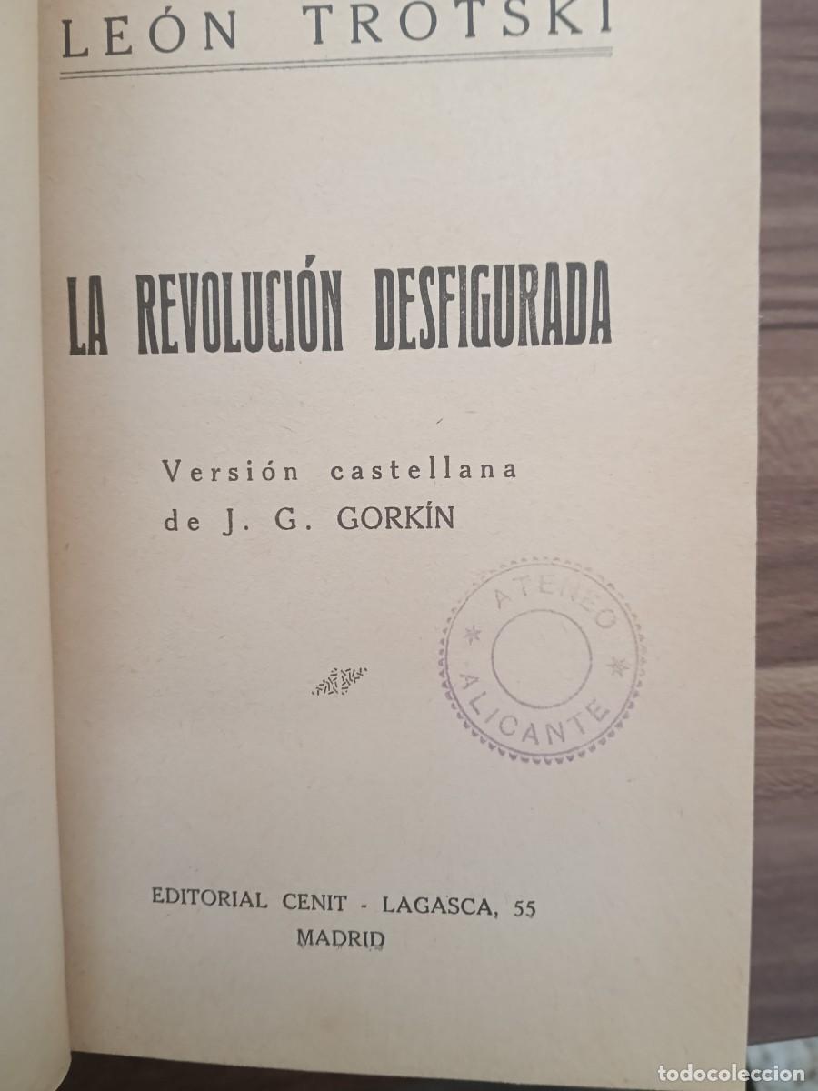 Libros antiguos: La revoluci&oacute;n desfigurada - Foto 2