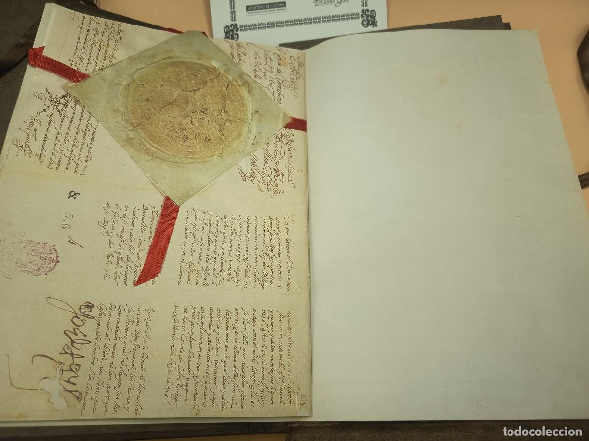 Libros antiguos: CODICILIO DE FELIPE II FACSIMIL DE EDCIONES GRIAL - Foto 7