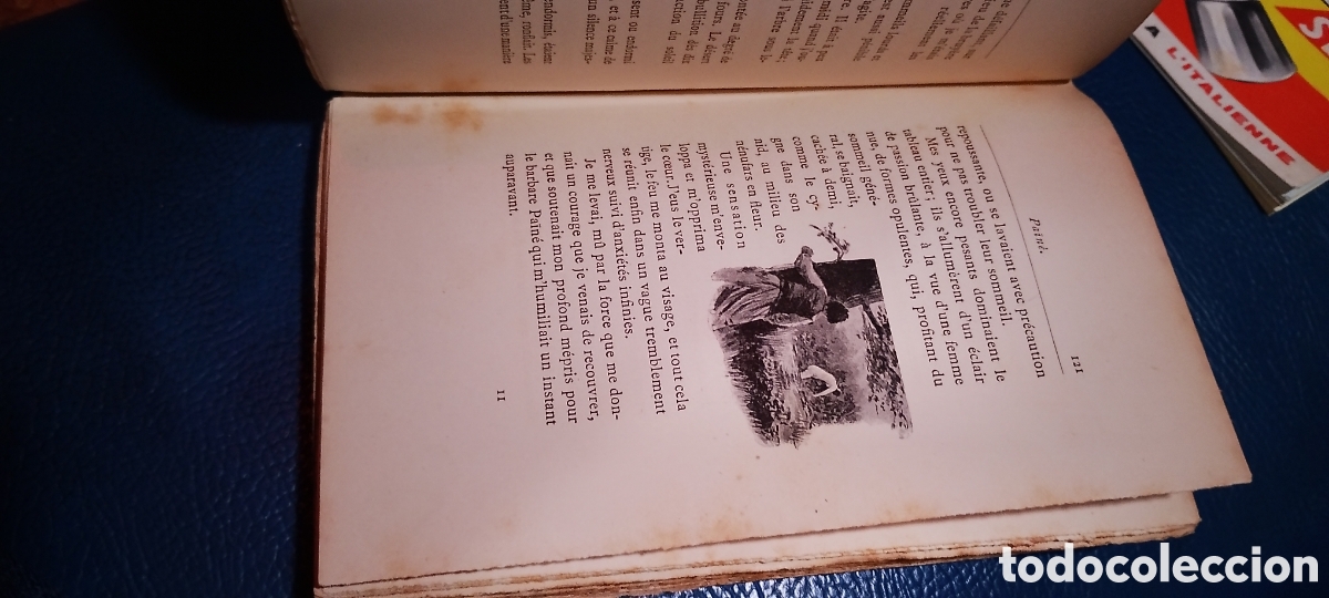 Libros antiguos: Libro antiguo en franc&eacute;s, pa&iuml;ne - Foto 2