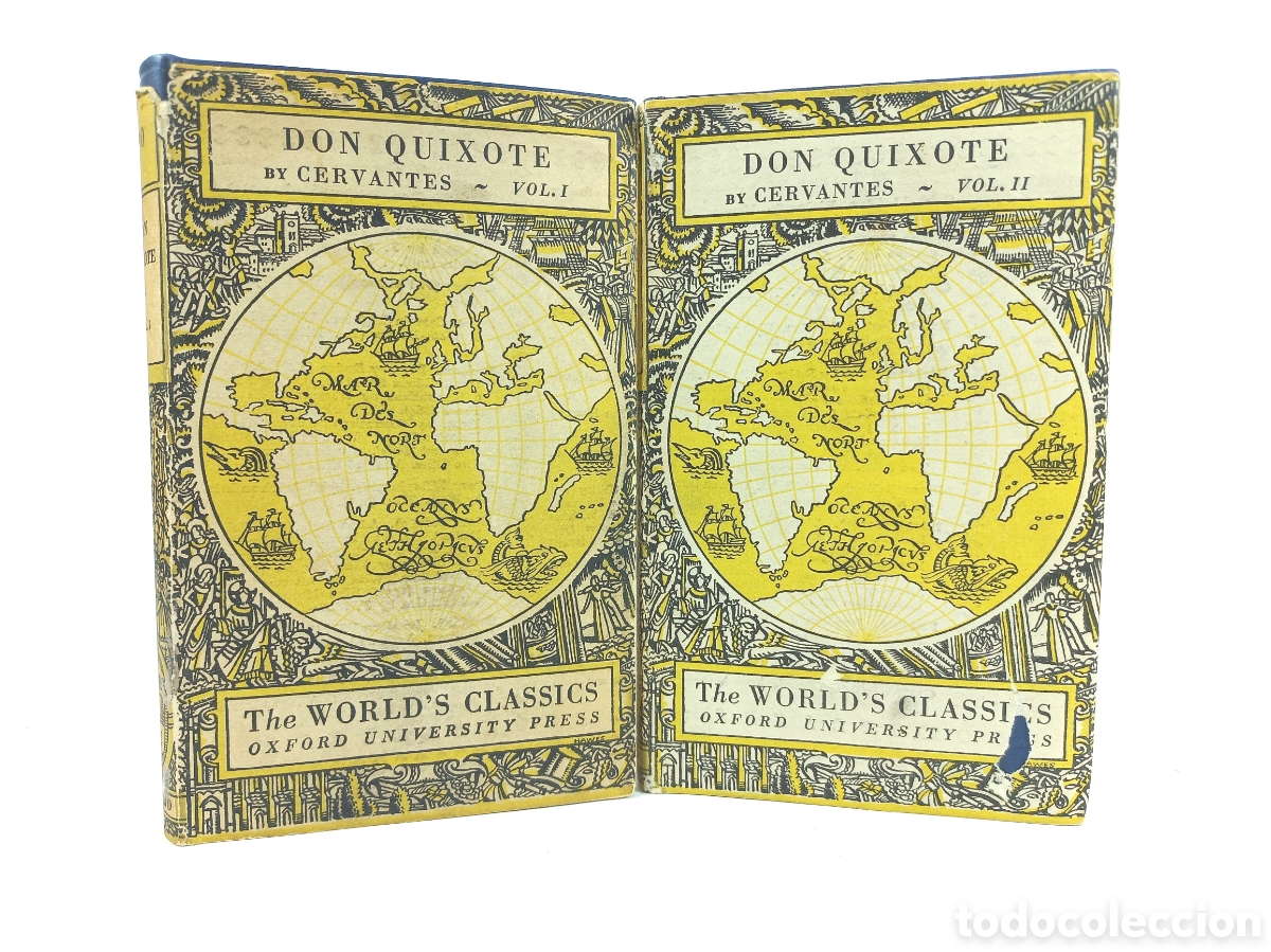 Libros antiguos: Don Quixote. Miguel de Cervantes Saavedra. OXFORD UNIVERSITY PRESS, 1939.