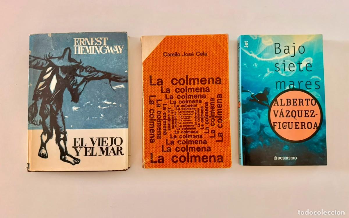 Libros antiguos: LOTES X3 ERNEST HEMINGWAY - CAMILO JOSE CELA - ALBERTO VAZQUEZ-FIGUEROA
