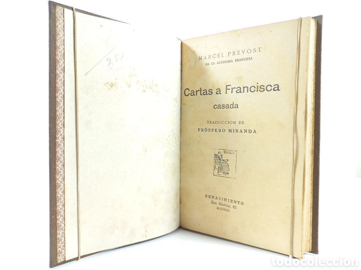 Libros antiguos: Cartas a Francisca casada. Marcel Prevost. Renacimiento. - Foto 5