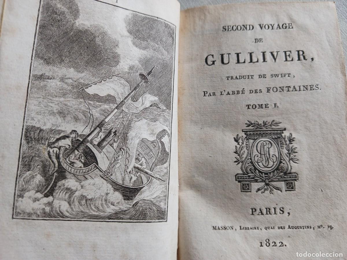 Libros antiguos: LOS VIAJES DE GULLIVER, 2 TOMOS DE 4: VIAJE A LAPUTA Y AL PAIS DE LOS HOUYHNHNMS, EL NUEVO GULLIVER