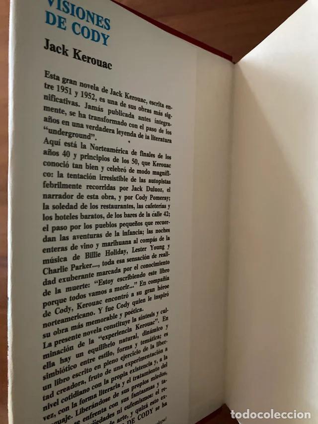 Libros antiguos: Visiones de Cody de Jack Kerouac. - Foto 6