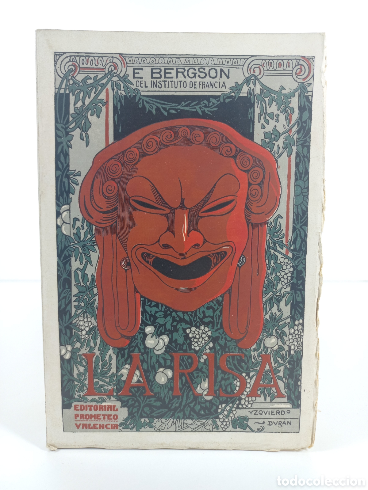Libros antiguos: La Risa. Enrique Bergson. Editorial Prometeo. Intonso.