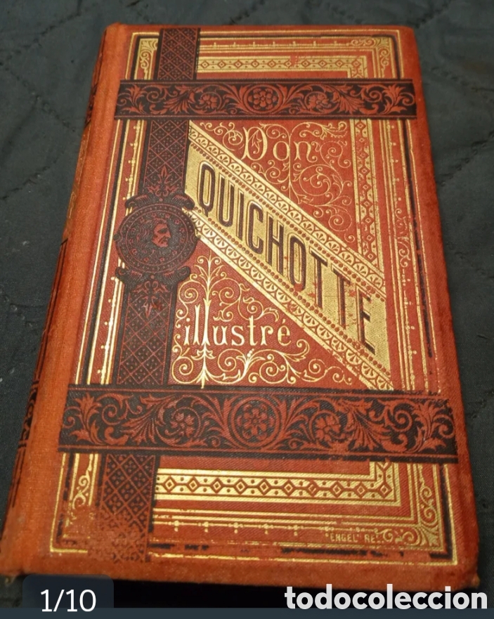 Libros antiguos: Antiguo quijote ilustrado del siglo XIX.