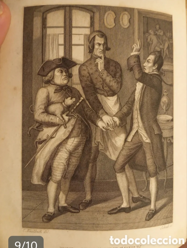 Libros antiguos: Obras Completas de Goethe (1840) - Tomos 1 al 20 - Foto 9