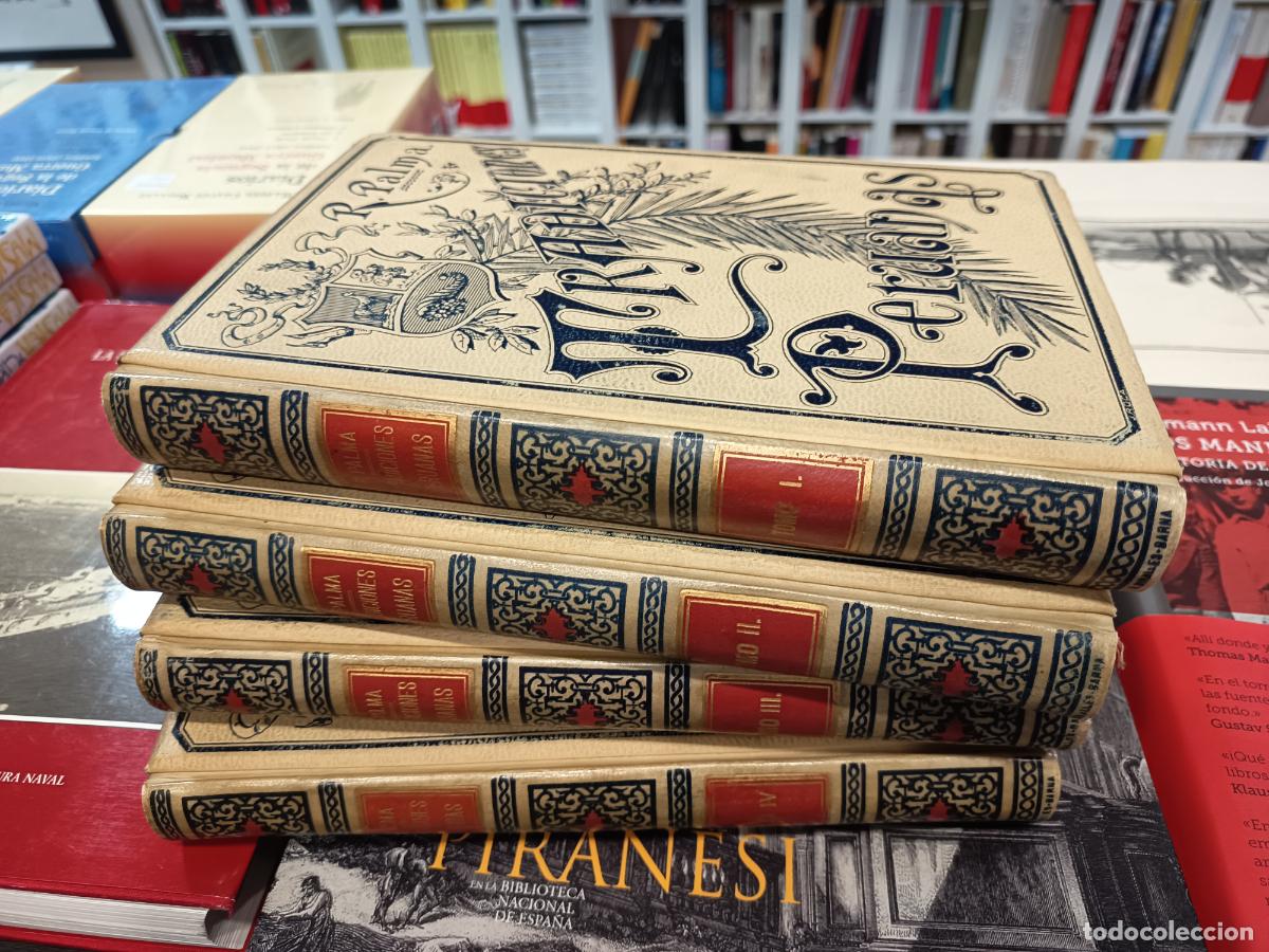 Libros antiguos: 1893 - RICARDO PALMA. Tradiciones Peruanas. 4 tomos (obra completa)