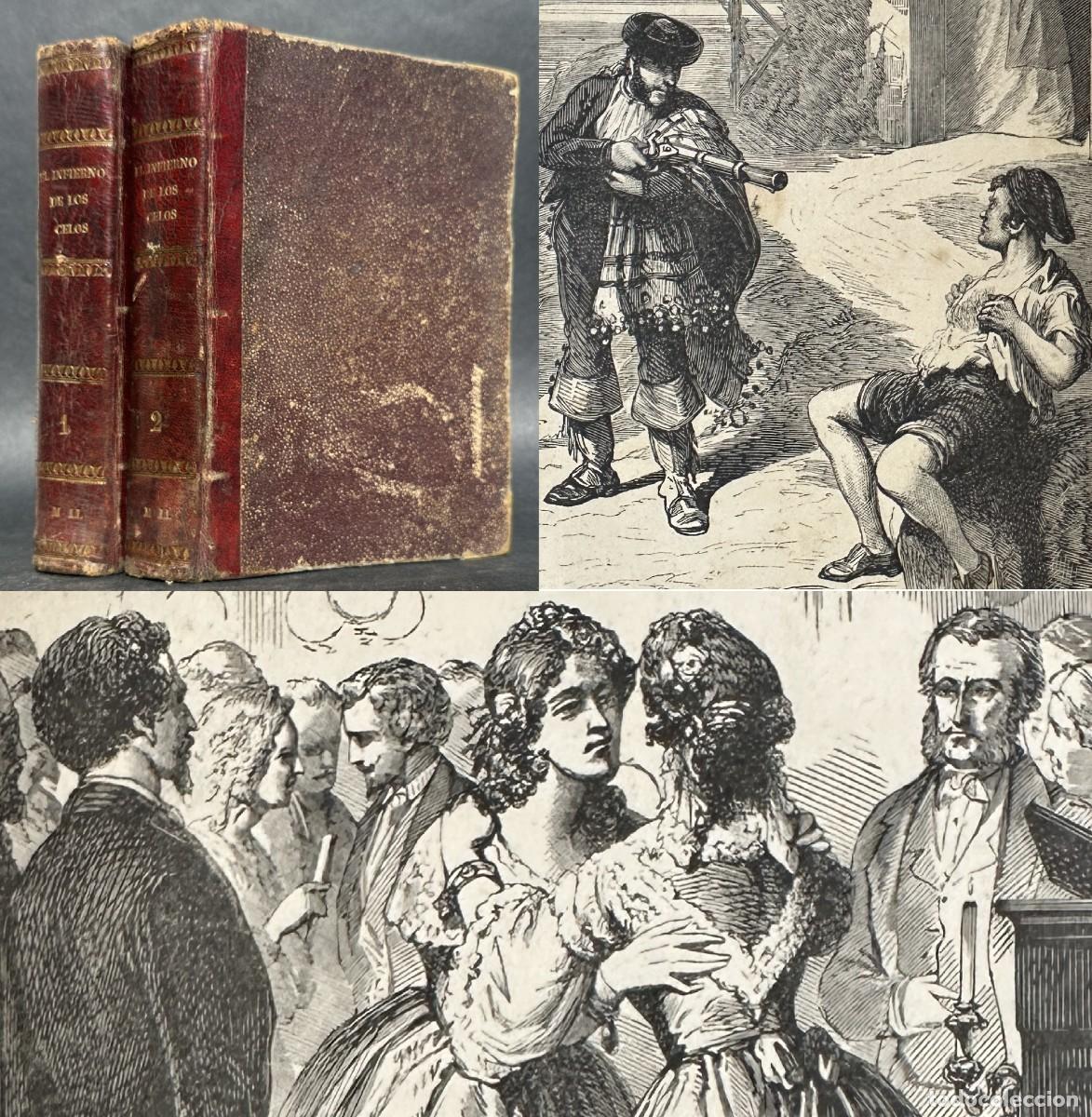 Libros antiguos: a&ntilde;o 1871 - EL INFIERNO DE LOS CELOS - NOVELA DE COSTUMBRES - ILUSTRACIONES - PEREZ ESCRICH