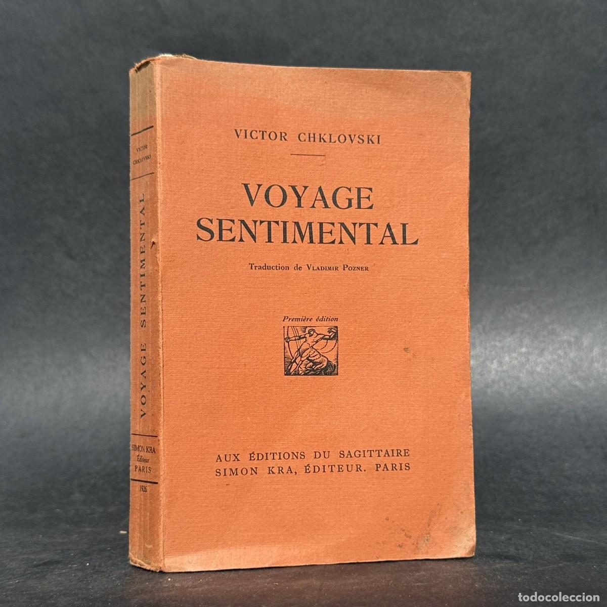 Libros antiguos: A&Ntilde;O 1926 - Voyage sentimental - Victor Chklovski