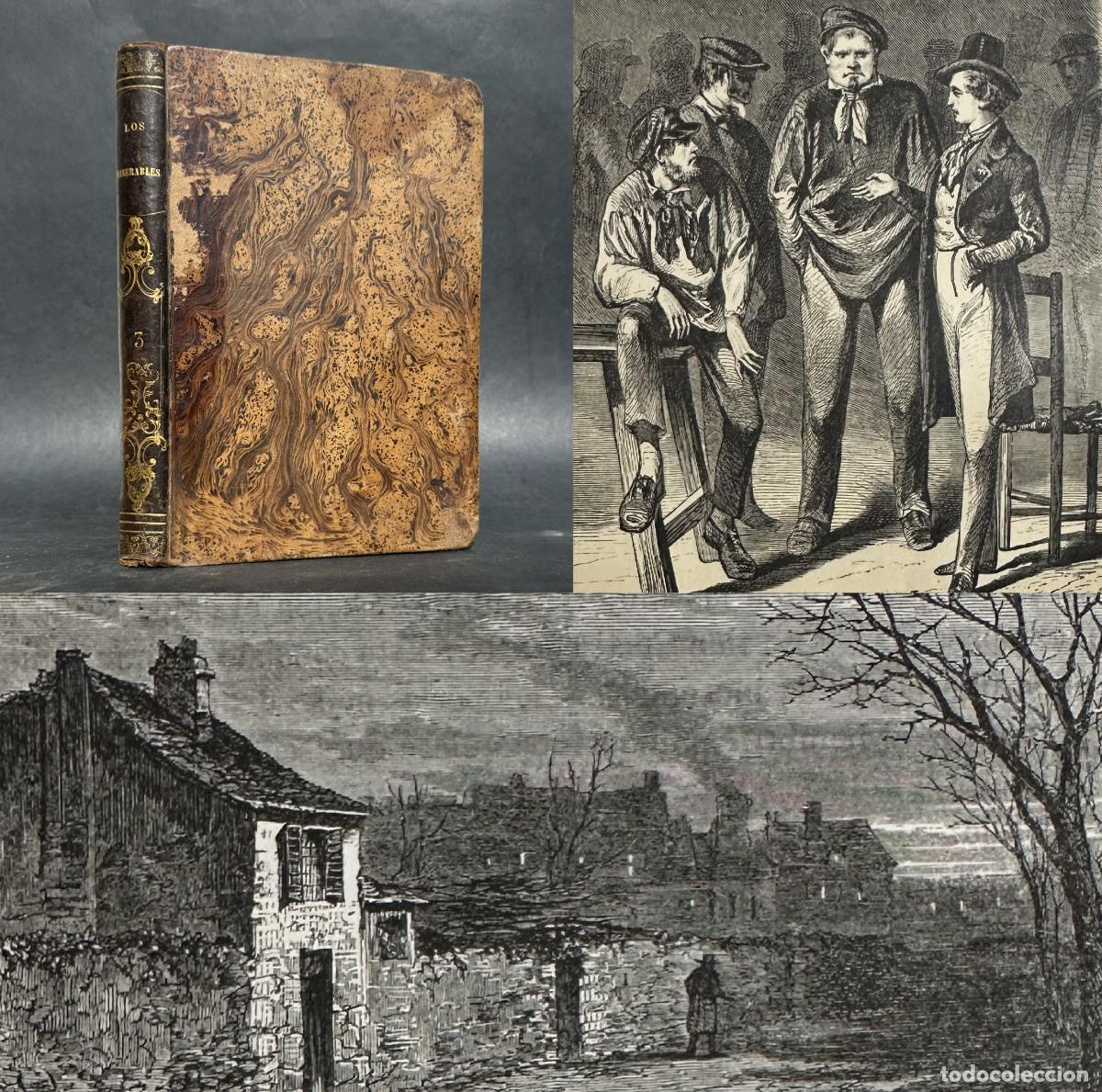 Libros antiguos: A&Ntilde;O 1863 - LOS MISERABLES, DE VICTOR HUGO - ILUSTRACIONES - GRABADOS -