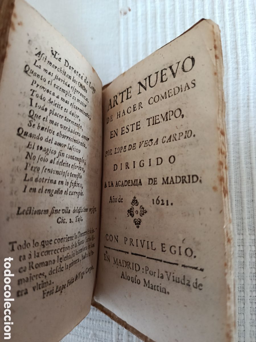 Libros antiguos: LA DOROTEA, Lope de Vega 1736 - Foto 9