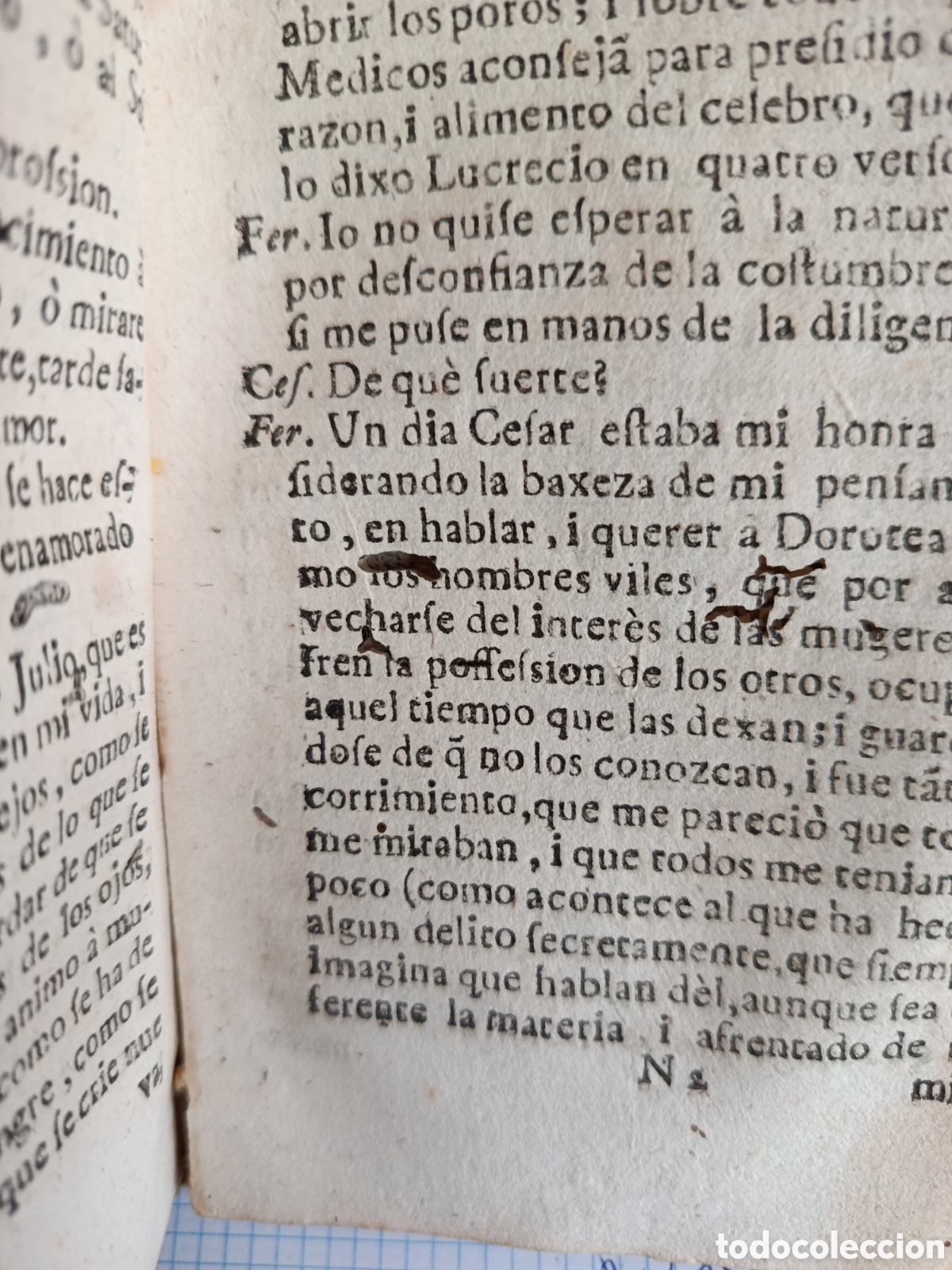 Libros antiguos: LA DOROTEA, Lope de Vega 1736 - Foto 11