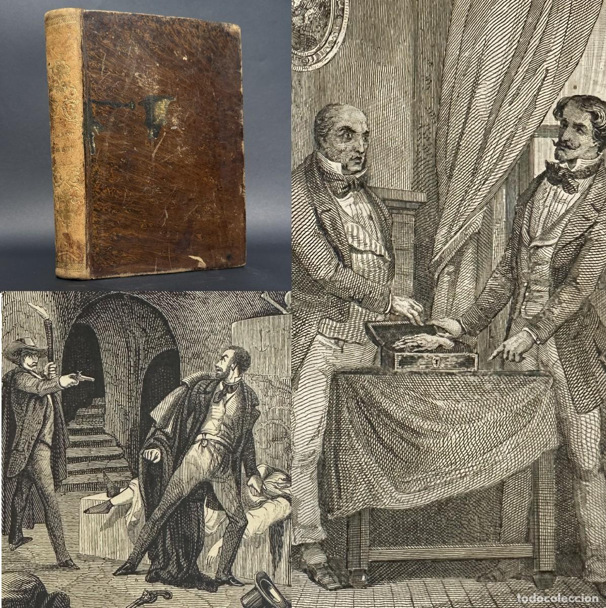 Libros antiguos: A&Ntilde;O 1856 - LA MANO DEL MUERTO - ALEJANDRO DUMAS - CONDE DE MONTECRISTO - ILUSTRACIONES