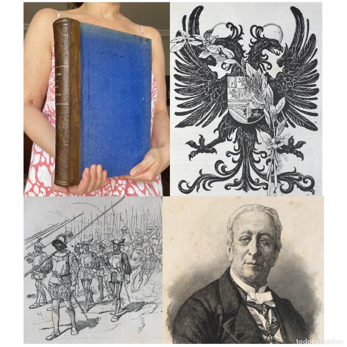 Libros antiguos: A&ntilde;o 1884 - Obras completas de &Aacute;ngel de Saavedra - C&oacute;rdoba - duque de Rivas - Historia - Folio
