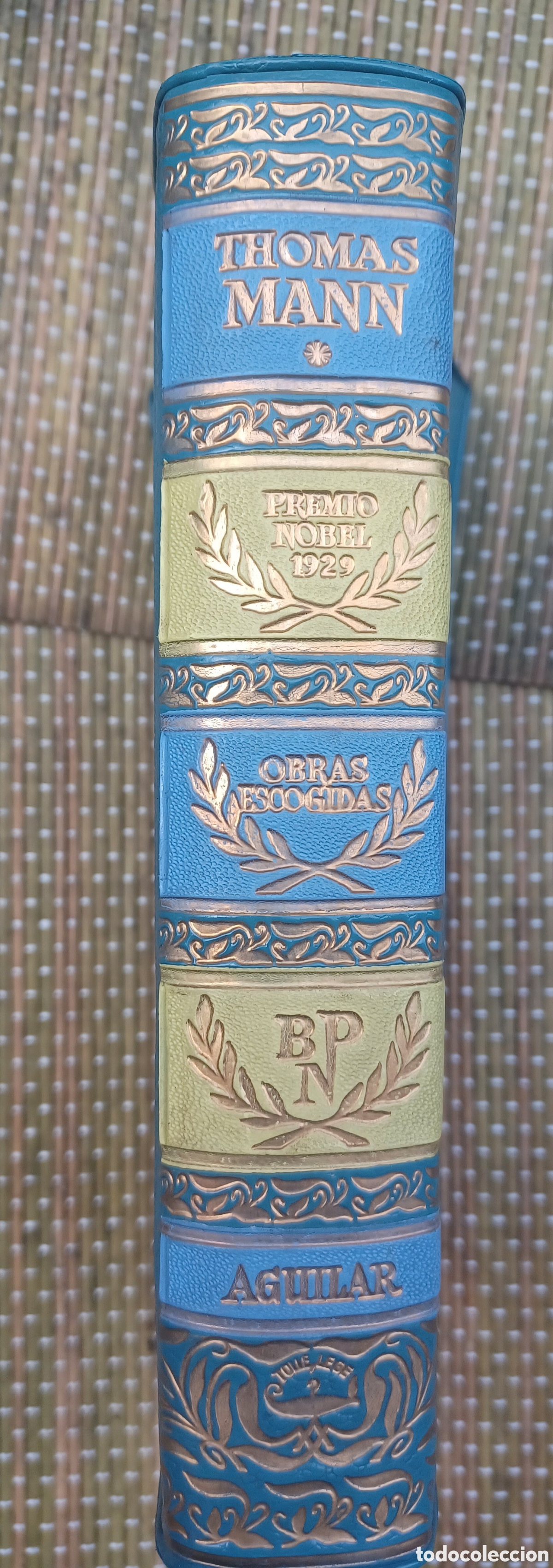 Libros antiguos: THOMAS MANN, OBRAS ESCOGIDAS I PREMIO NOBEL AGUILAR. LOS BUDDENBROOK, ALTEZA REAL Y SE&Ntilde;OR Y PERRO.