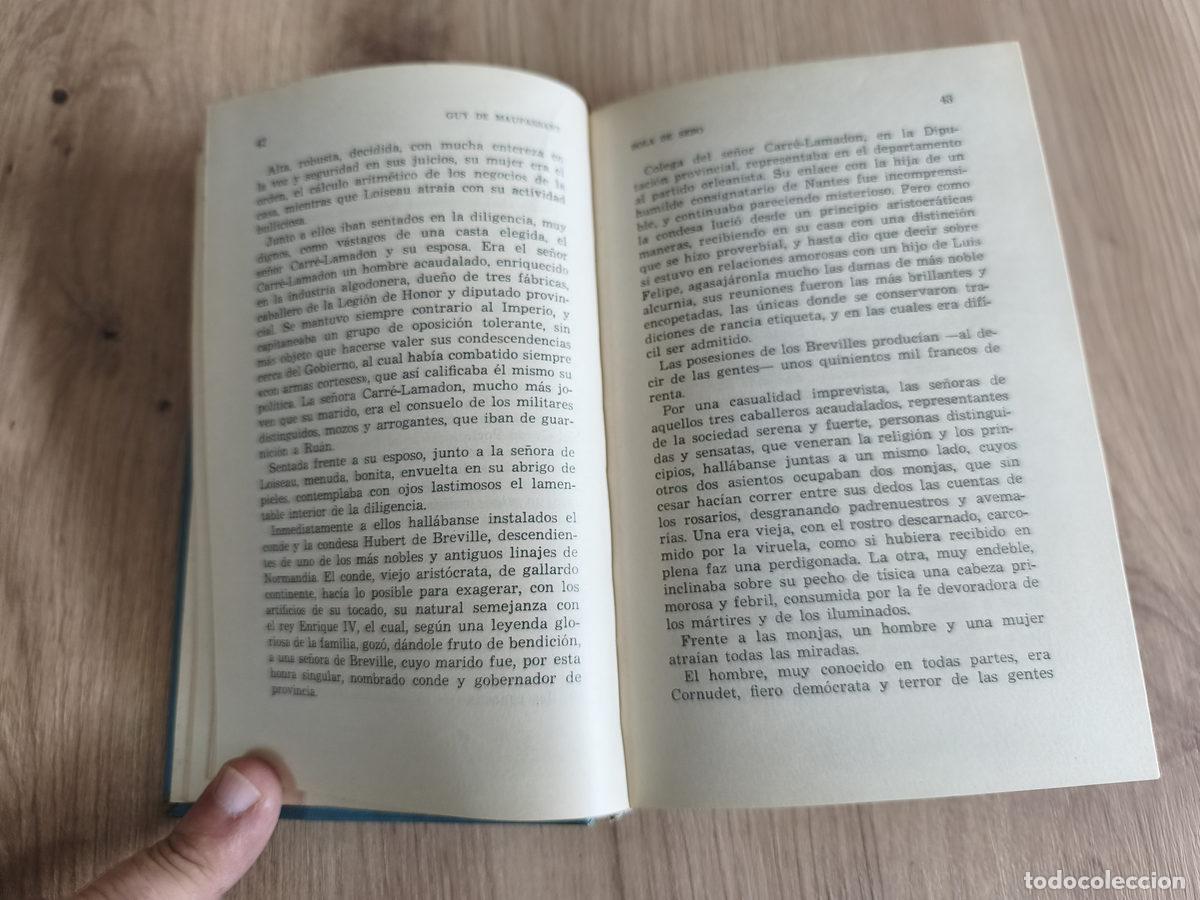 Libros antiguos: Bola de sebo Bel Ami Guy de Maupassant - Foto 3