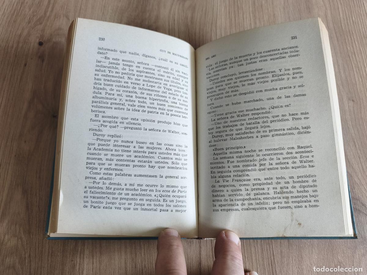 Libros antiguos: Bola de sebo Bel Ami Guy de Maupassant - Foto 5