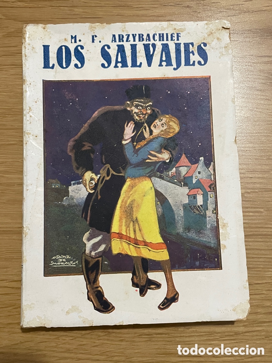 Libros antiguos: M. F. Arzybachief. Los salvajes. Biblioteca Nuevo Surco. 1928.