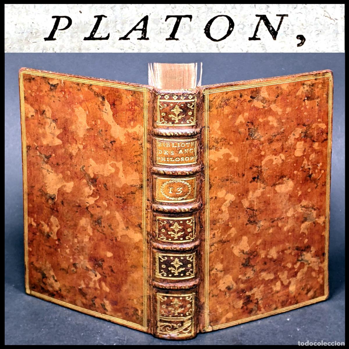 Antiquarische B&uuml;cher: A&ntilde;o 1765 Plat&oacute;n El mito de la caverna La rep&uacute;blica Filosof&iacute;a Antigua Grecia