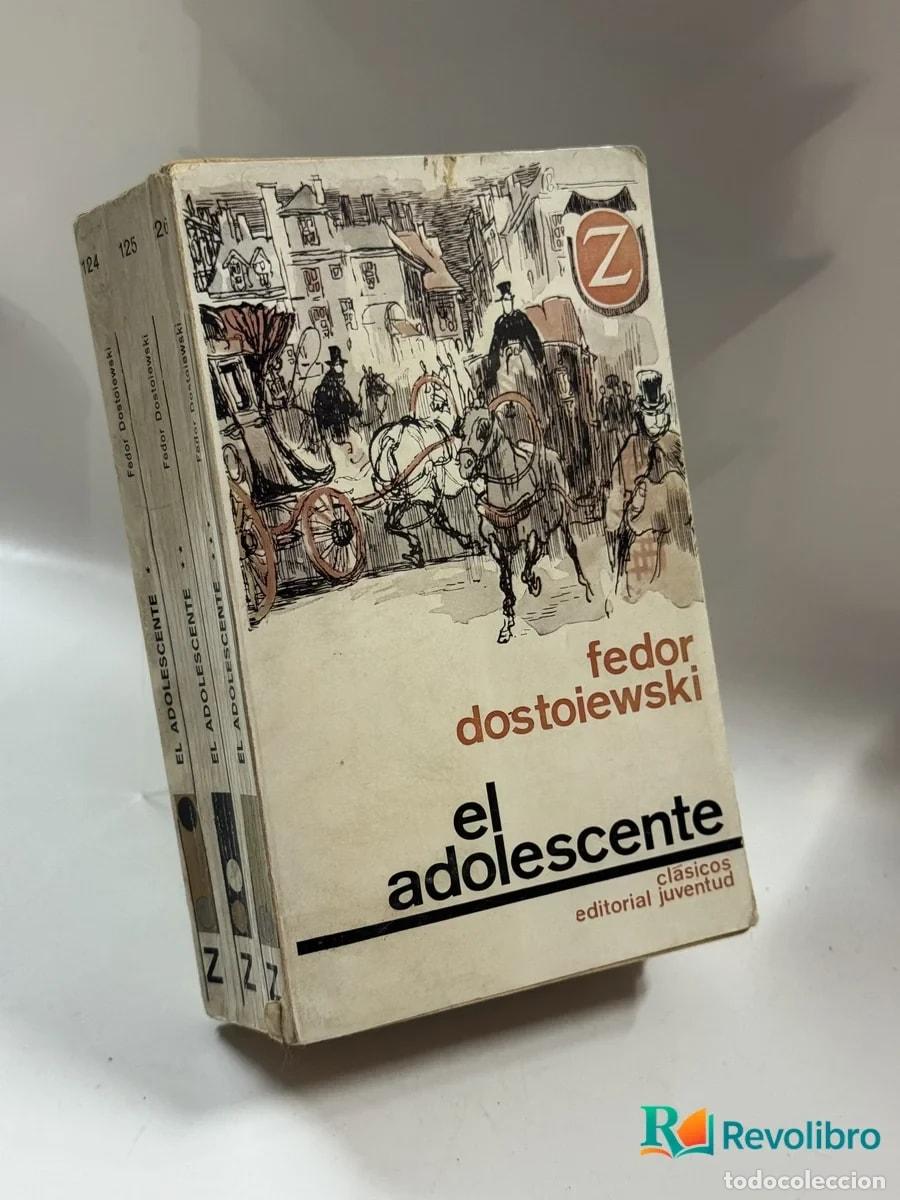 Libros antiguos: el adolescente - fedor dostoiewski
