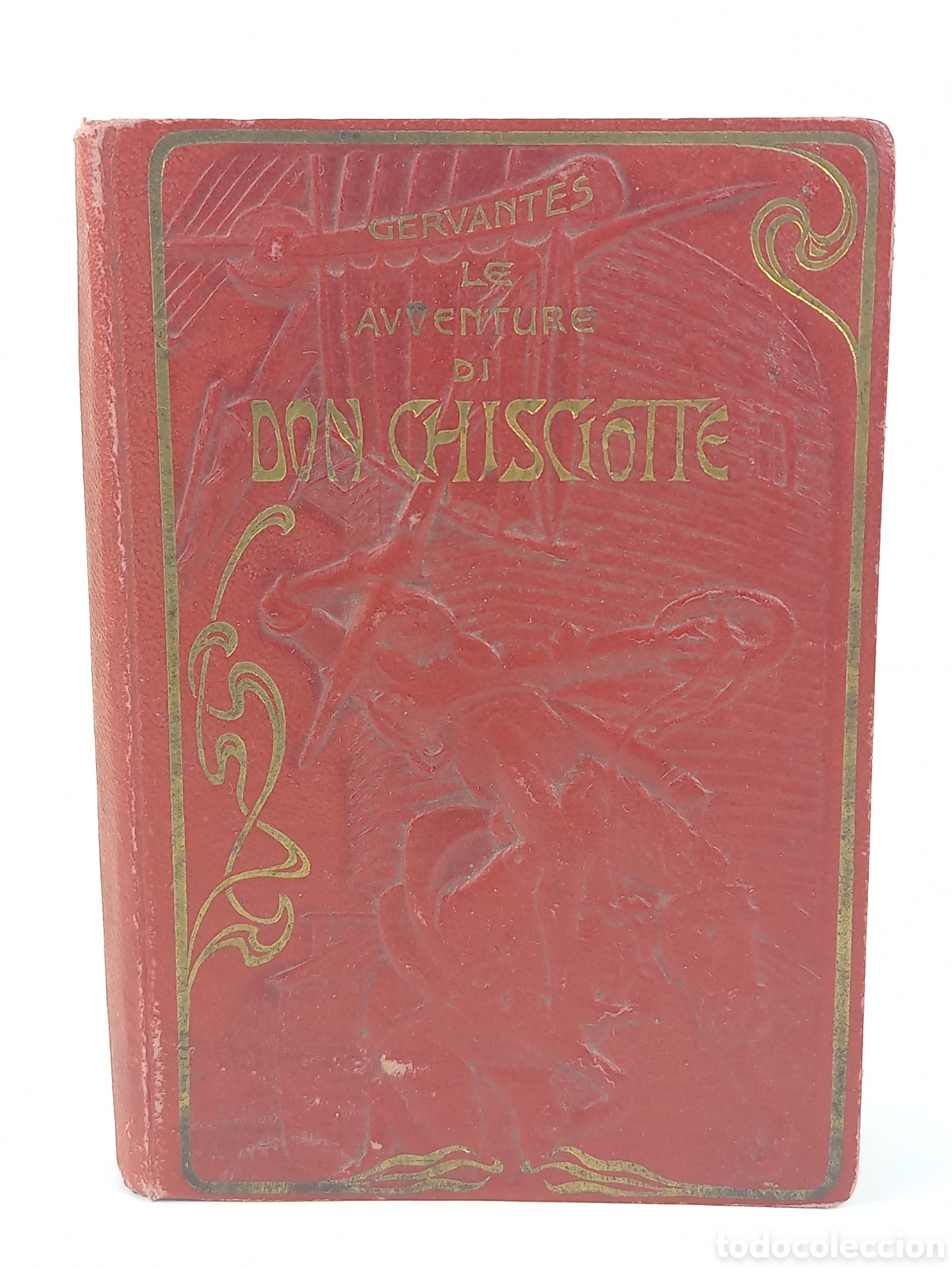 Libros antiguos: Le avventure de Don Chisciotte. Miguel de Cervantes. Bietti Reggiani, 1924.