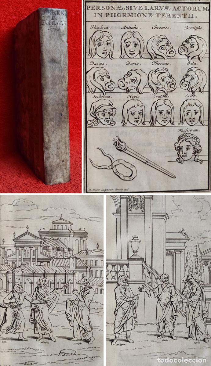 Antiquarische B&uuml;cher: A&Ntilde;O 1717 - LA SUEGRA, FORMI&Oacute;N - COMEDIAS DE TERENCIO, TODO UN CL&Aacute;SICO - 11 GRABADOS