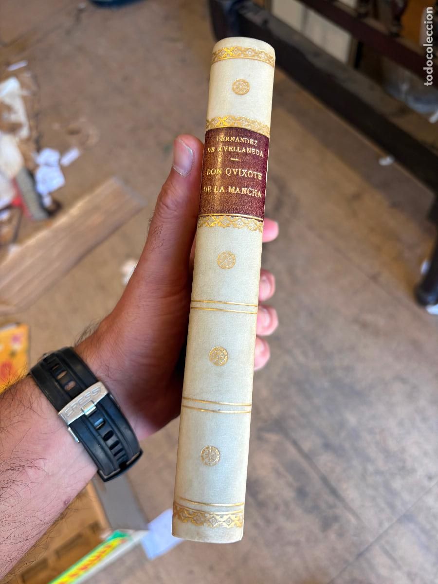 Libros antiguos: DON QUIJOTE DE LA MANCHA quixote POR ALFONSO FERNANDEZ DE AVELLANEDA