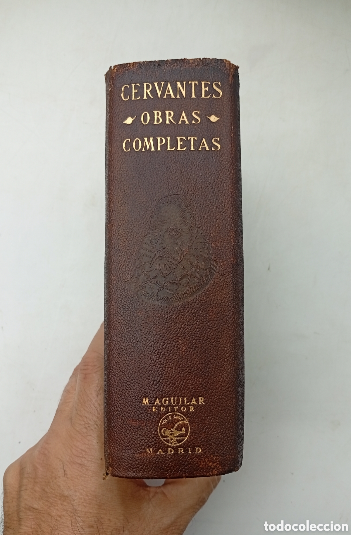Old books: Cervantes Obras completas Aguilar sin fecha