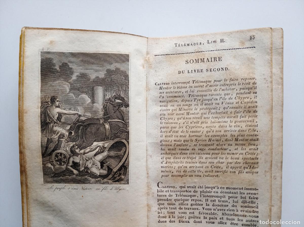 Old books: FENELON. LES AVENTURES DE TELEMAQUE. 1828. OBRA ILUSTRADA CON MULTITUD DE GRABADOS AL ACERO