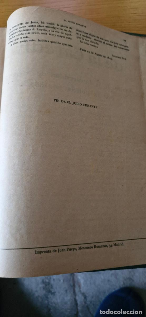 Libros antiguos: LIBRO EL JUDIO ERRANTE DE EUGENE SU&Eacute; EDICION A&Ntilde;OS 30 - Foto 5