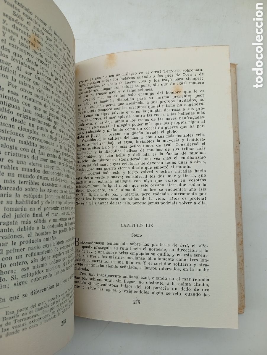 Libros antiguos: Moby Dick 1943 primera edici&oacute;n espa&ntilde;ol - Foto 4