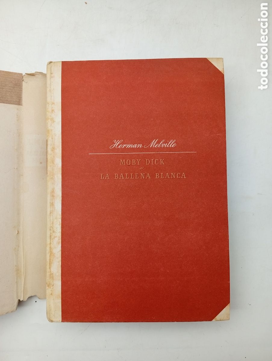 Libros antiguos: Moby Dick 1943 primera edici&oacute;n espa&ntilde;ol - Foto 2