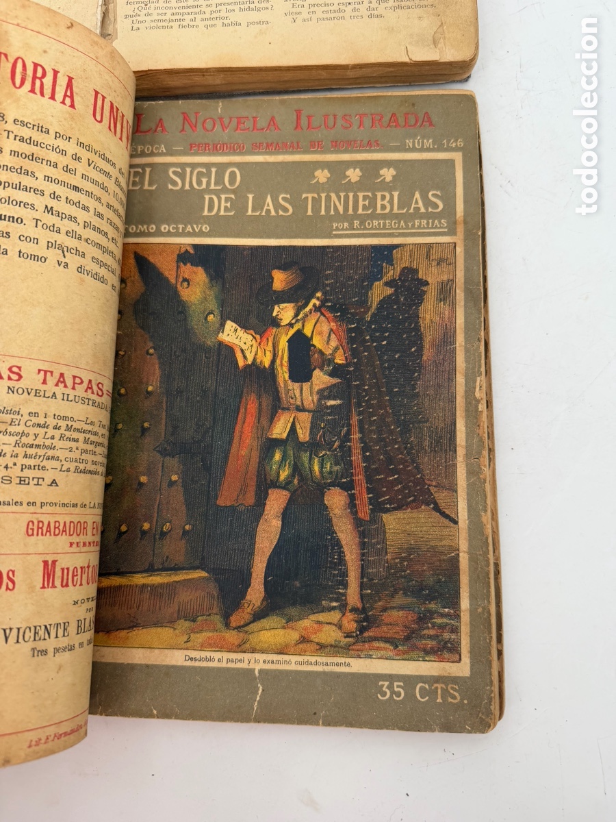 Libros antiguos: Pareja de Libros Antiguos con Grabados - Foto 4